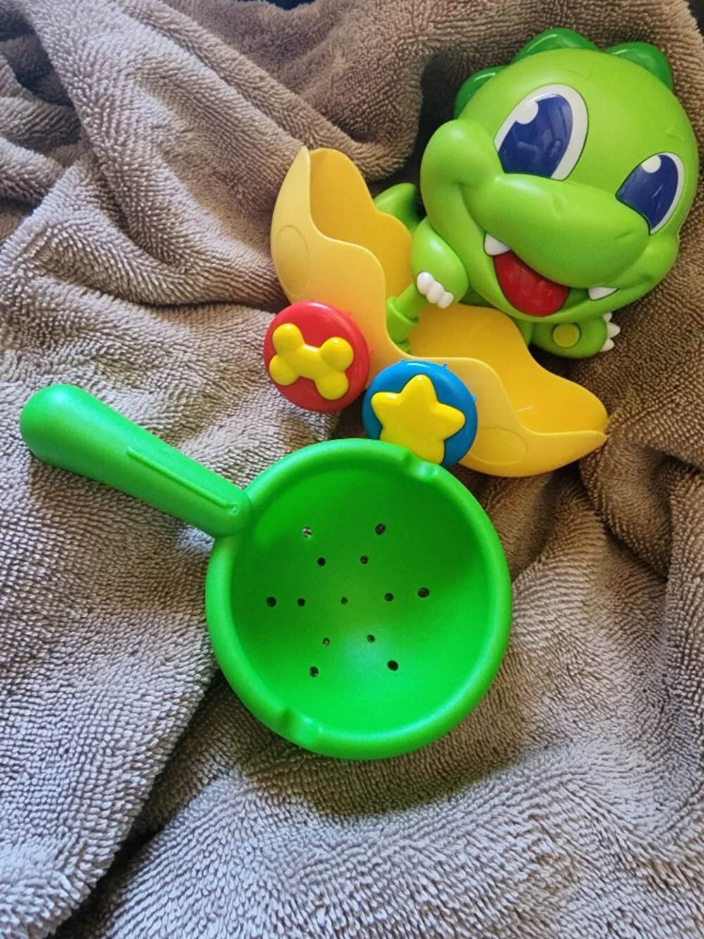 Dinosaur Baby Bath Toy Bubble Machine
